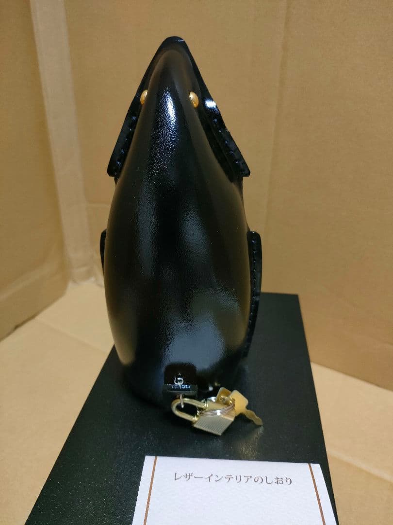 新品　鴻池製作所 KONOIKE 本革細工 ヌメ革 ペンギン 動物貯金箱シリーズ
