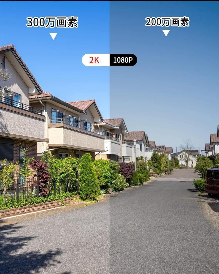 ⭐大特価⭐ 防犯カメラ 屋外 ソーラー 人感センサー 全方位撮影 2K ズーム