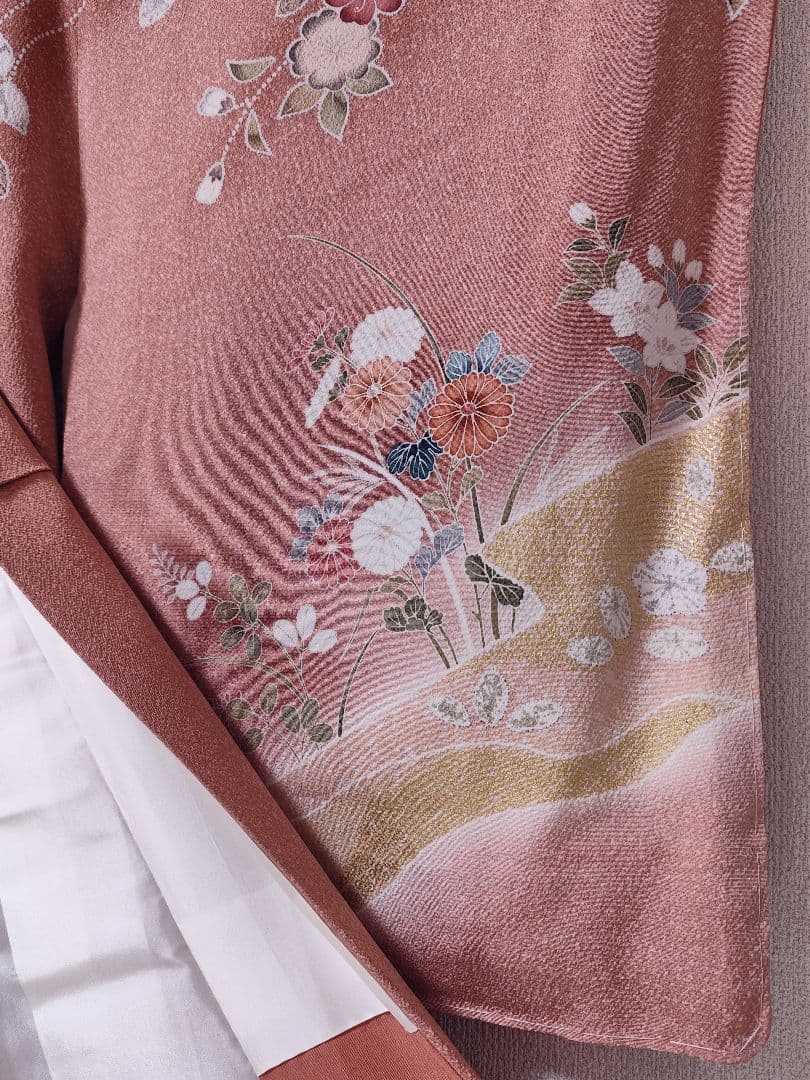 ❰6269❱ フルセット　訪問着 やまと　袋帯　帯締め　帯揚げ　正絹　着物