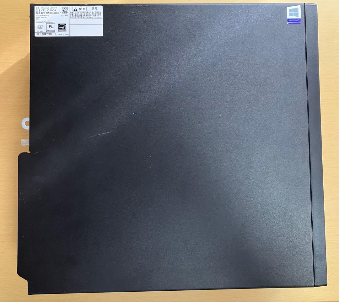 富士通 2018年製 Xeon SSD 500GB メモリ16GB DVDドラ