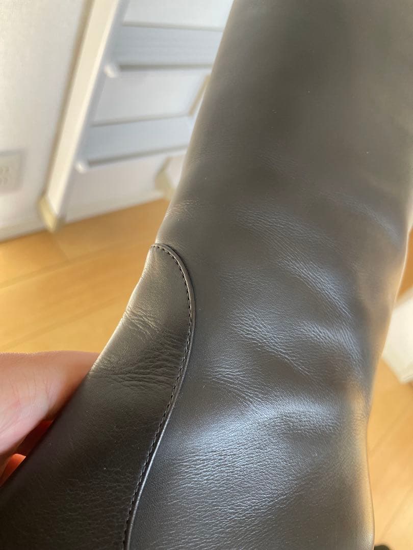 SERGIO ROSSI 未使用近い ロング ブーツ 23cm ブラック