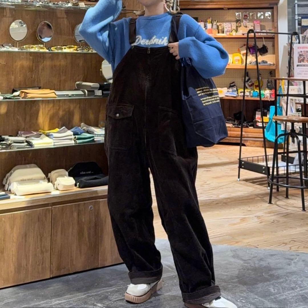 今季 コーデュロイオーバーオール レデース 気まぐれ値下げ!!