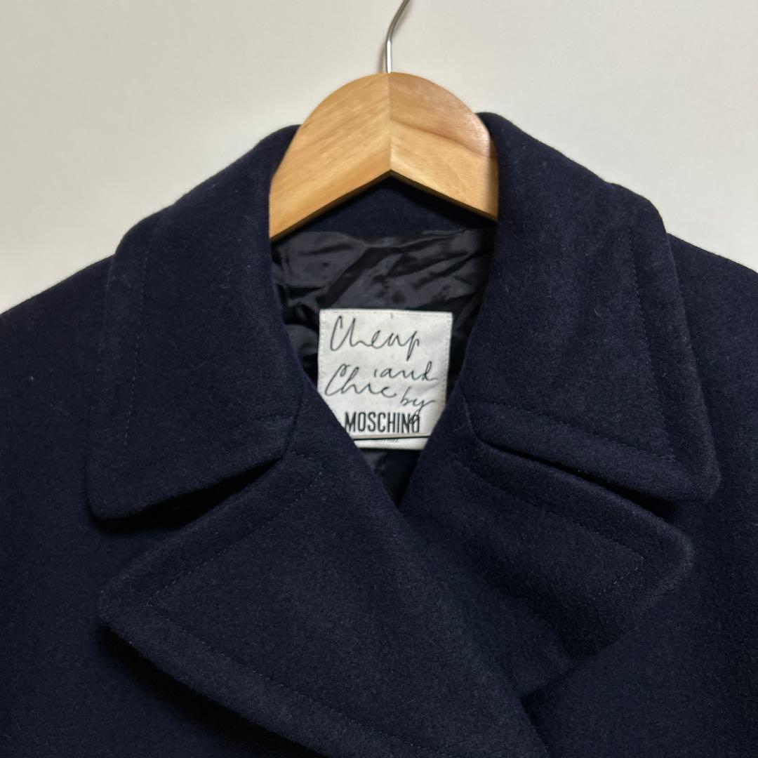 モスキーノ MOSCHINO ウール ピーコート イタリア製