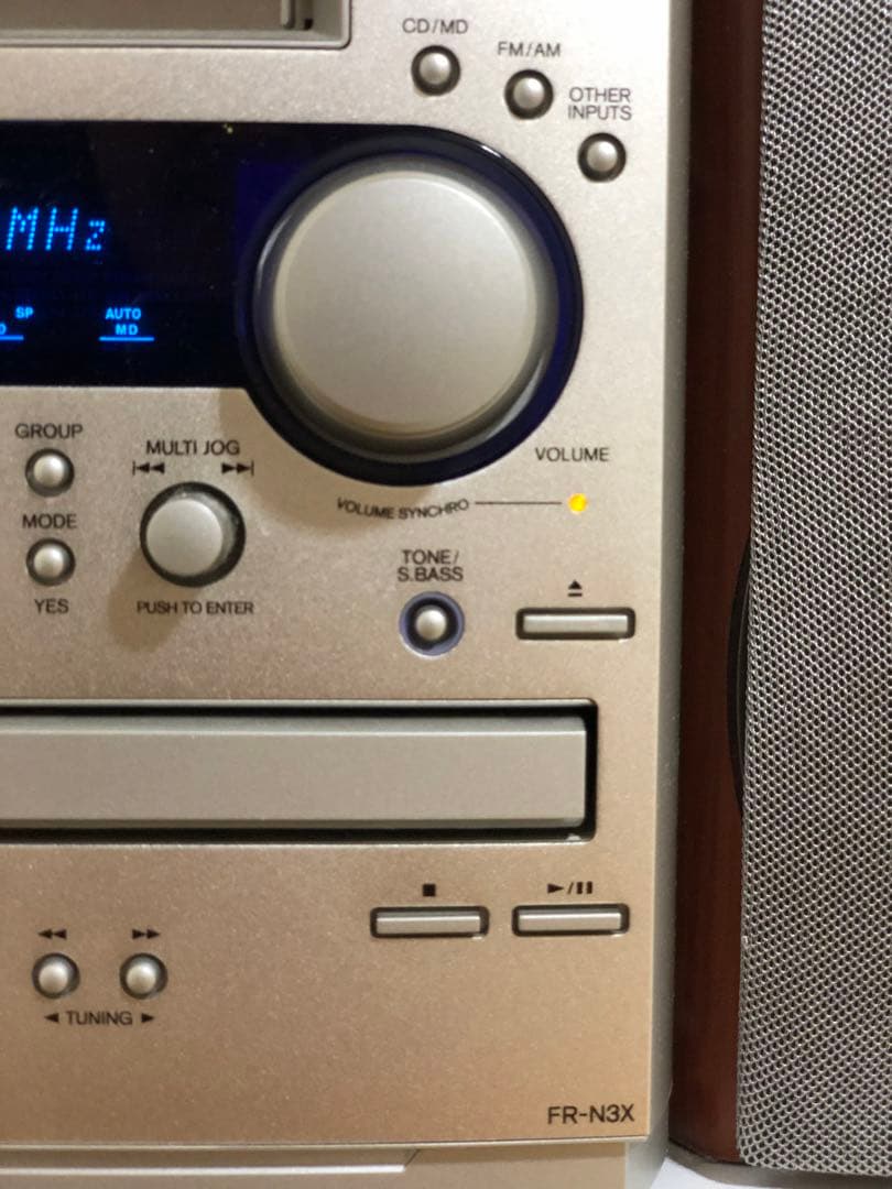 【ONKYOオンキョー】CD/MD チューナーアンプシステム　品番：FR-N3X