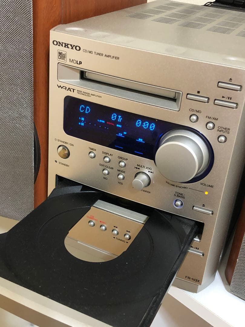【ONKYOオンキョー】CD/MD チューナーアンプシステム　品番：FR-N3X