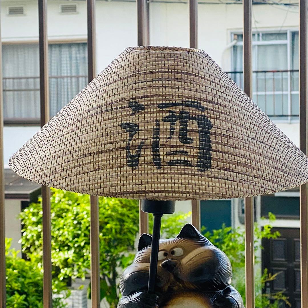 さ*き様 昭和レトロ 希少 松下電工 信楽焼たぬきランプ 縁起物 商売繁盛 ヴィ