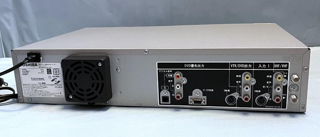 【動作OK！！ 】VHSビデオ/DVDレコーダー　東芝　D-VR5