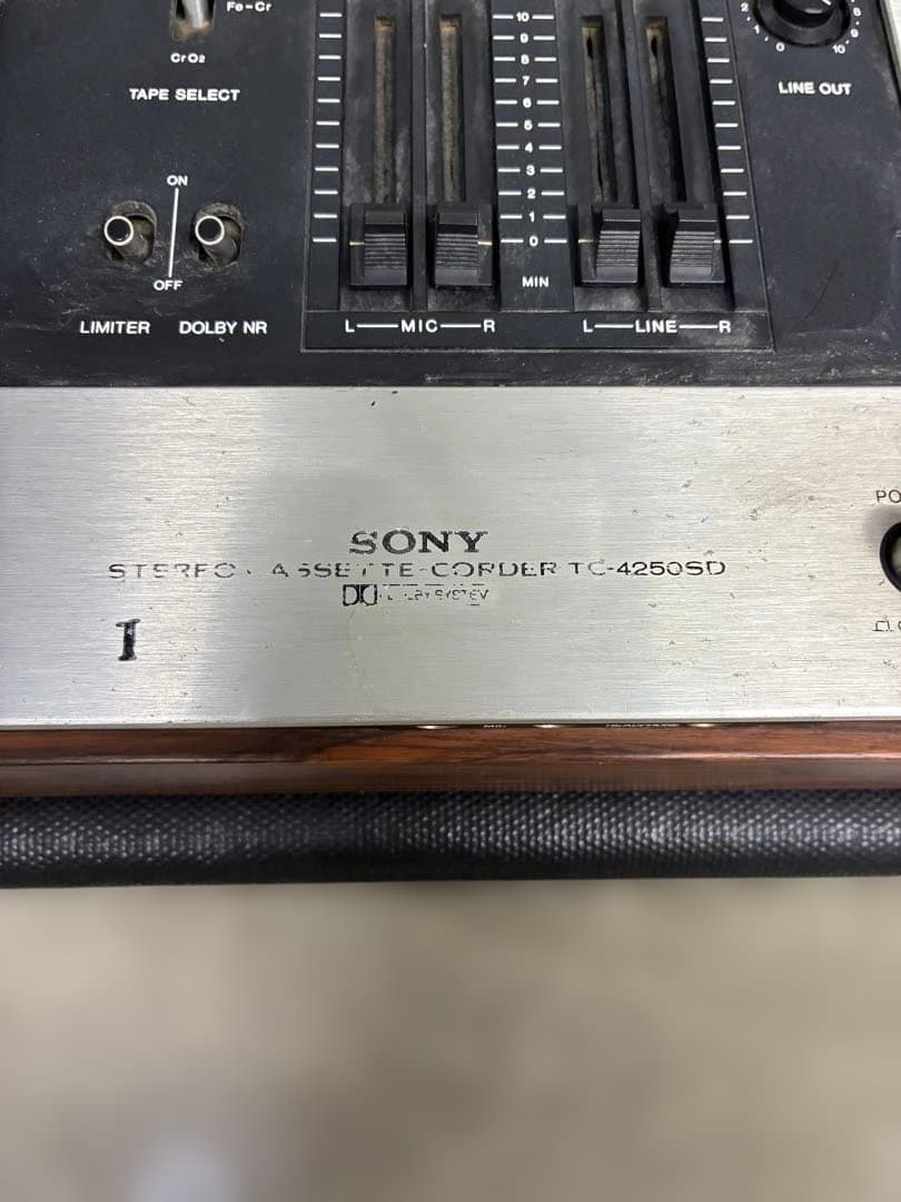 SONY TC-4250SD ステレオカセットコーダー当時物1970年代