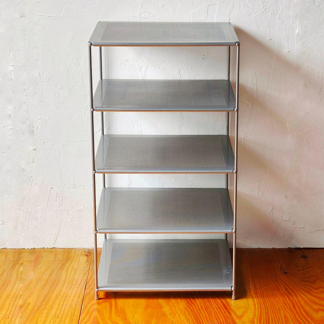 OLD MUJI　スチールシェルフ　ラック　ワゴン　無印良品