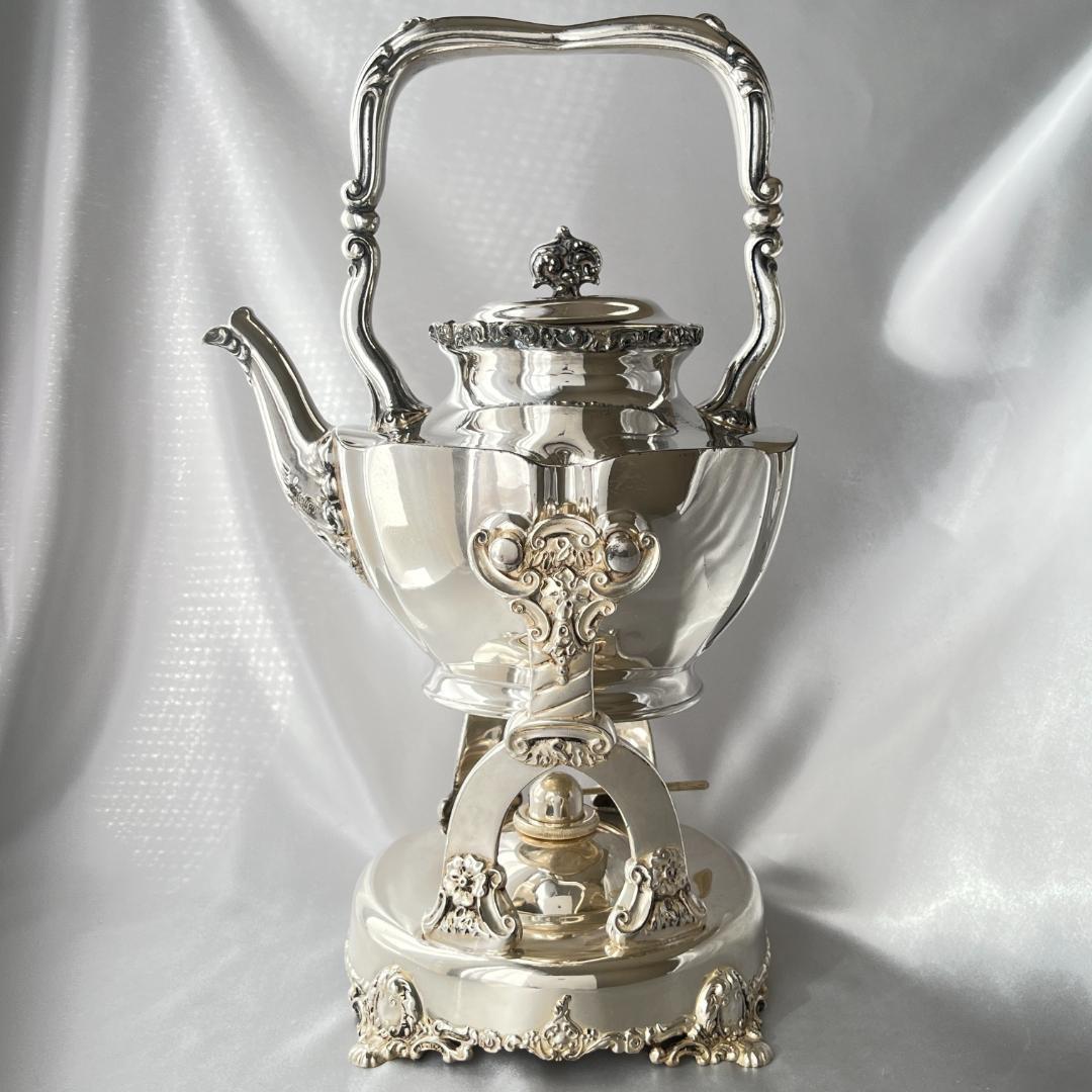 ティーケトル スタンド / バナー【シルバープレート】華麗！！