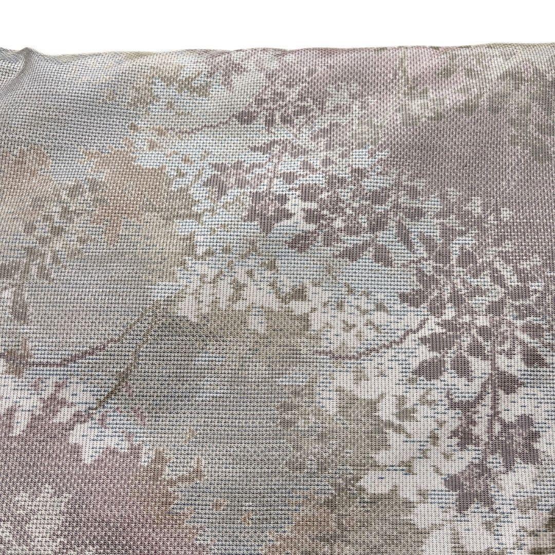 都喜ヱ門　本場大島紬　小紋　草木づくし　木々模様　リーフ模様　着物　016b p