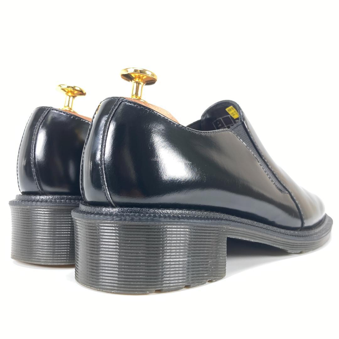 ドクターマーチン　ROSYNA　厚底サイドゴアレザースリッポン　UK4　ブラック