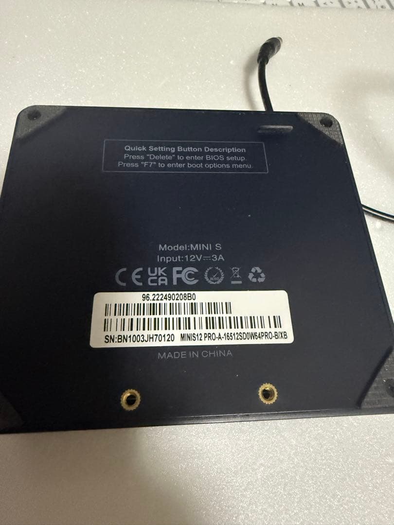 Beelink MINI S ミニPC 12 PRO N100プロセッサ