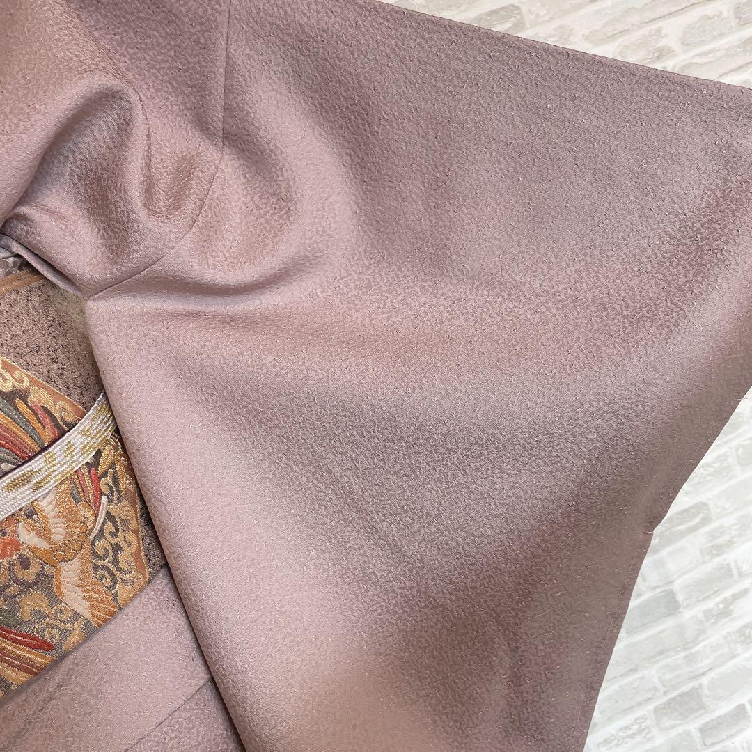 色無地　フルセット　薄紫　バチ衿　躾糸付き　シンプル　礼装　カジュアル　Q1