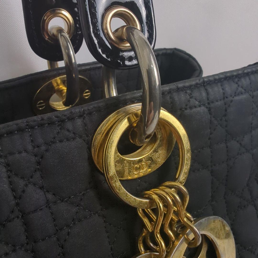 Christian Dior レディディオール カナージュ ハンドバッグ