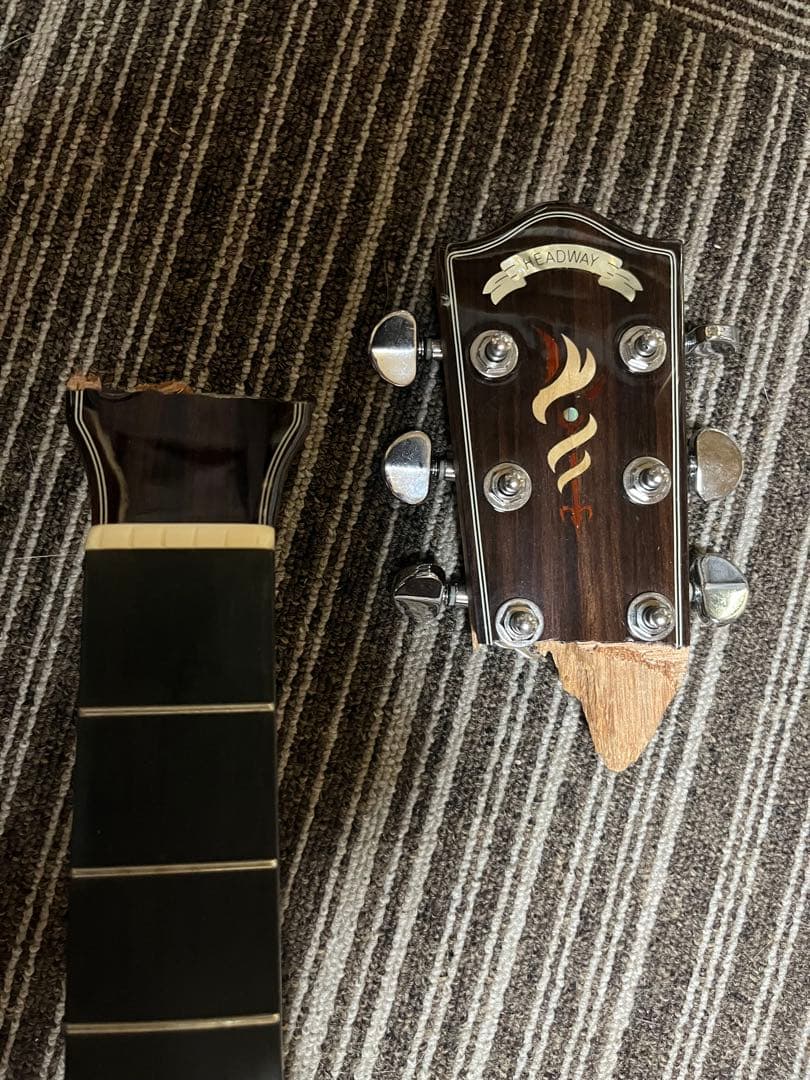 Headway Guitars HD-508SE ギター　ネック折れ