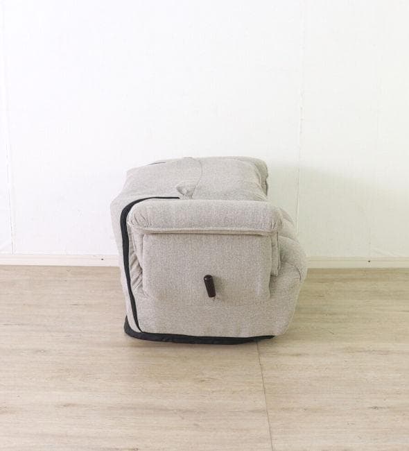 リクライニング回転高座椅子 アイボリー系 回転座椅子 チェア（293）