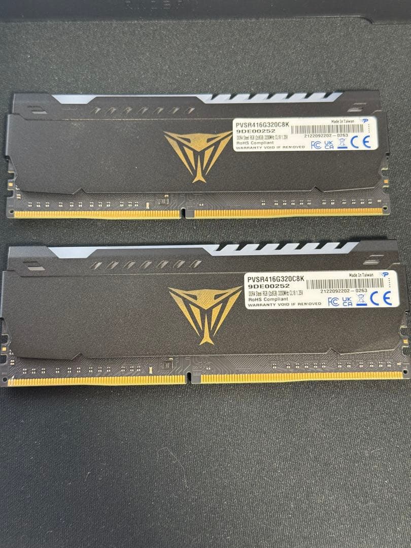 パトリオットメモリ RGB DDR4 3200MHz 8GB×2