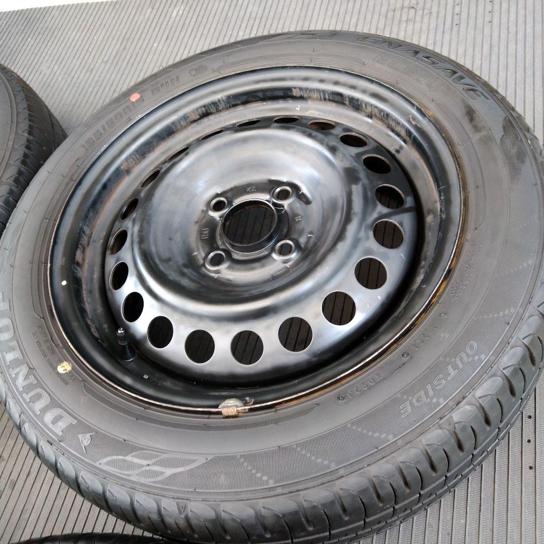 ★Ak ホンダ 純正スチールホイール 185/60R15 ダンロップ 4本