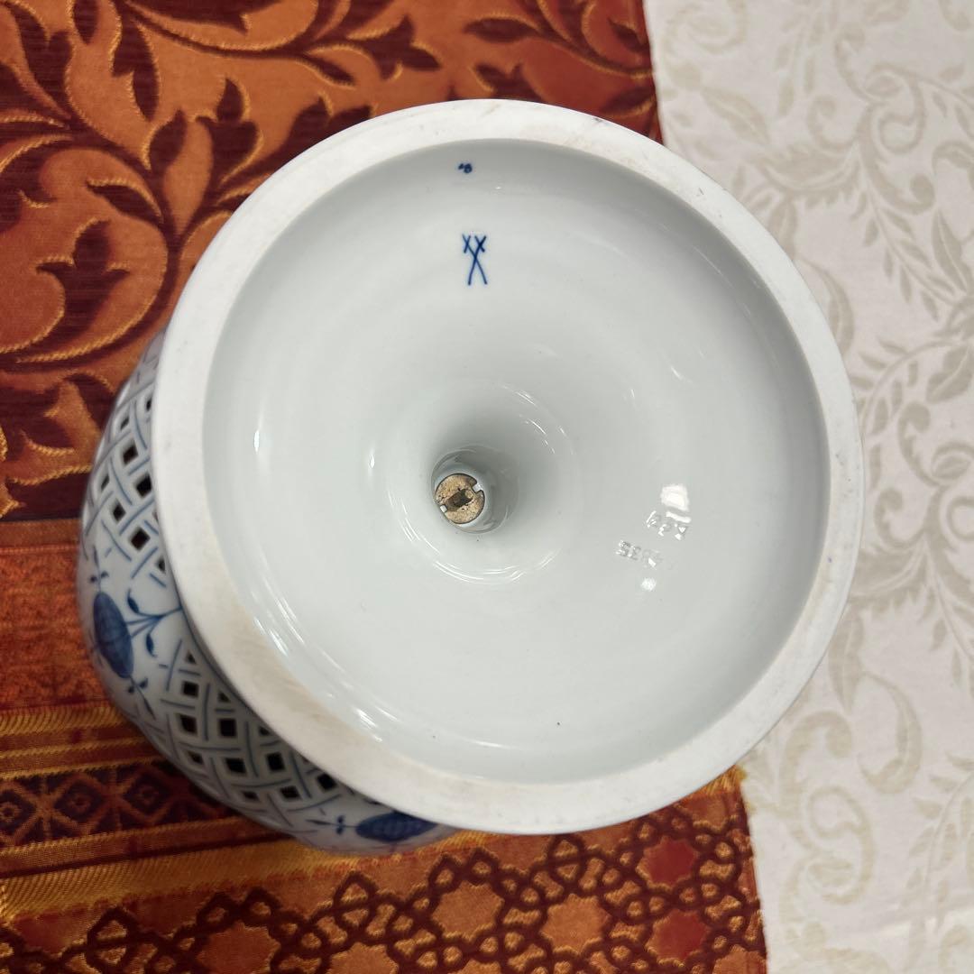 【ジェットリンク】マイセン　ブルーオニオン　コンポート　大型