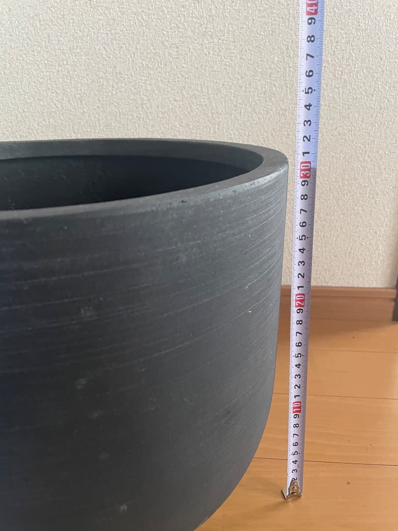 植木鉢 ブラック Uポット 寸胴型 フラワーポット 園芸用品 グラスファイバー鉢