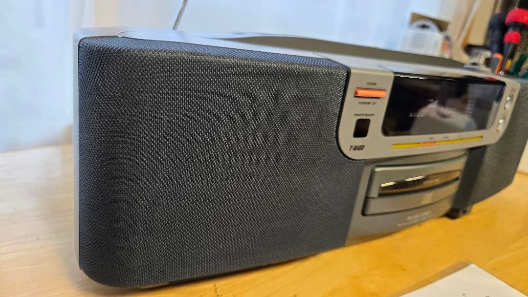 美品★AIWA CSD-SR700改 Bluetooth搭載CDラジカセ 179
