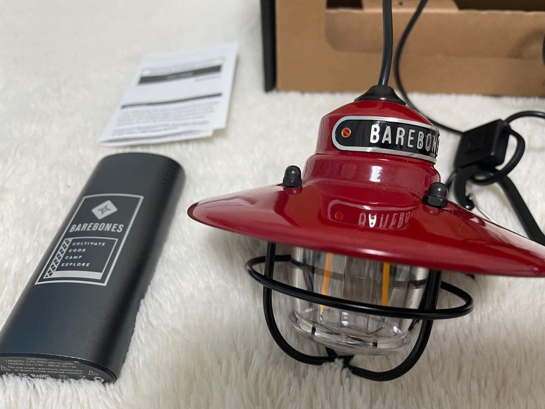 BAREBONES ベアボーンズ エジソンストリングライト ＋ バッテリー