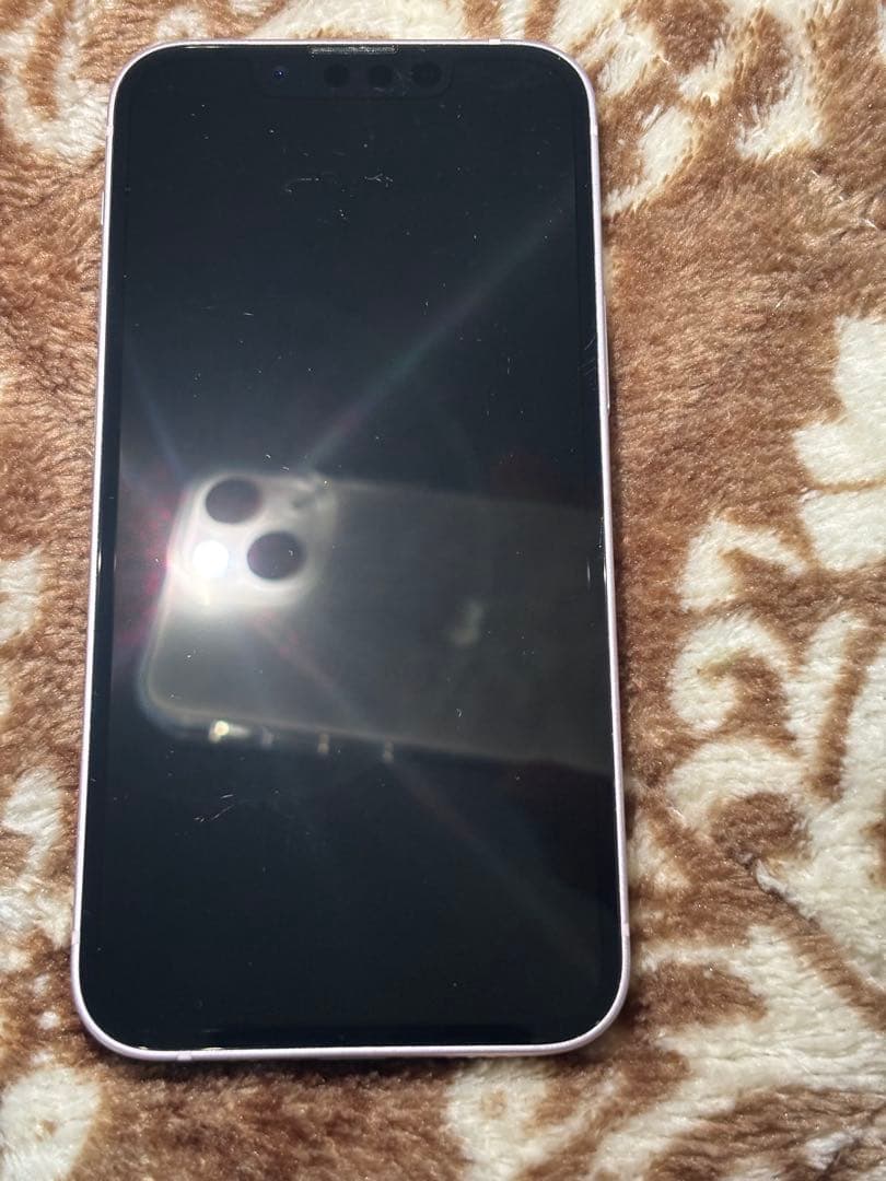 iPhone13 mini バッテリー純正100% ピンク　128GB