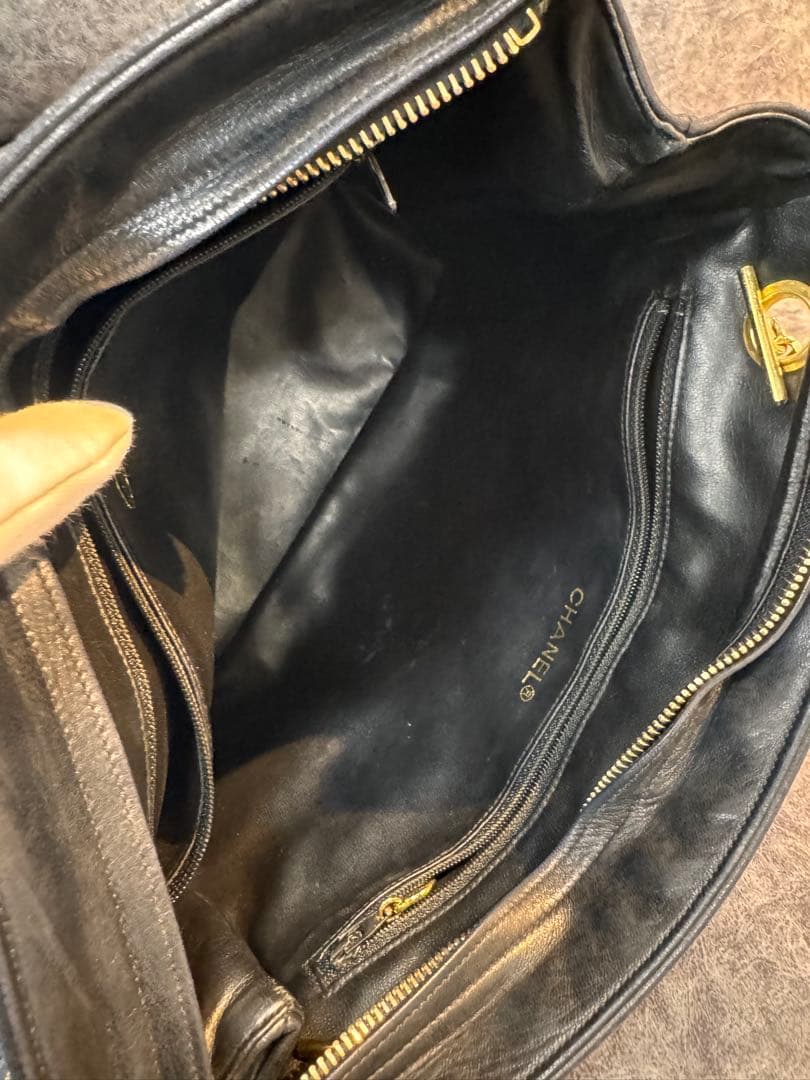 シャネル CHANEL マトラッセ チェーントートバッグ ココマークチャーム