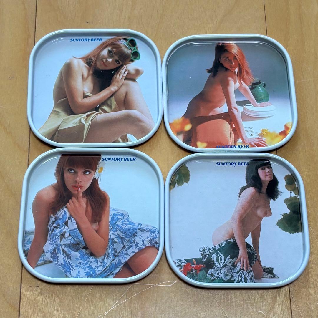 激レア　70s ビンテージ　サントリー　セクシーガール　コースター　日本製