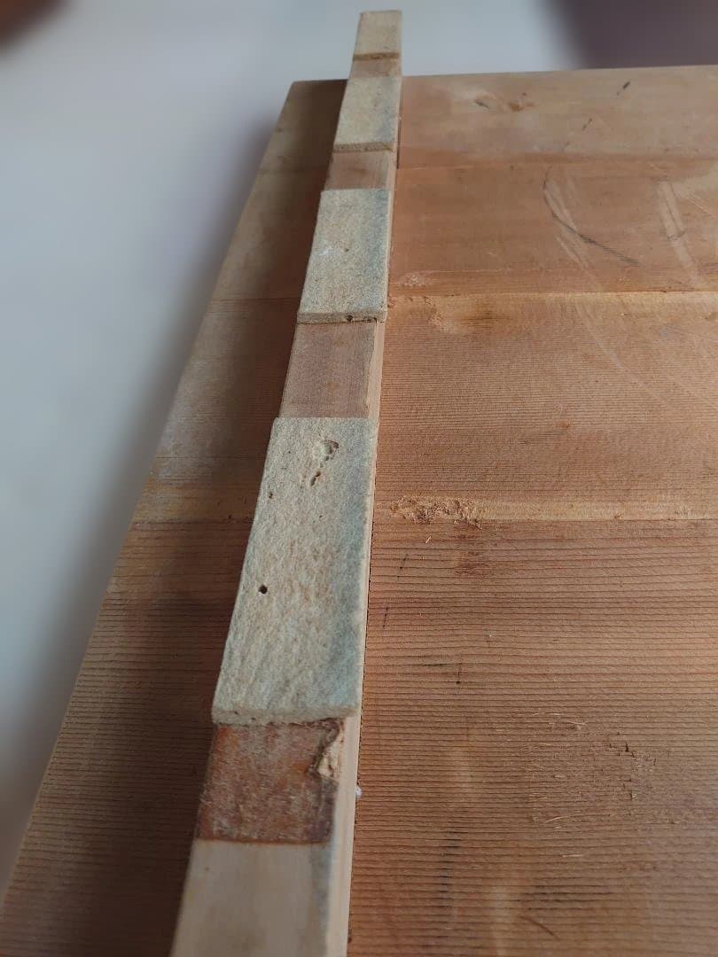 年越しそば・うどん手打ちのし板＆麺棒木製長さ90cm✖83cm高さ7.5cm