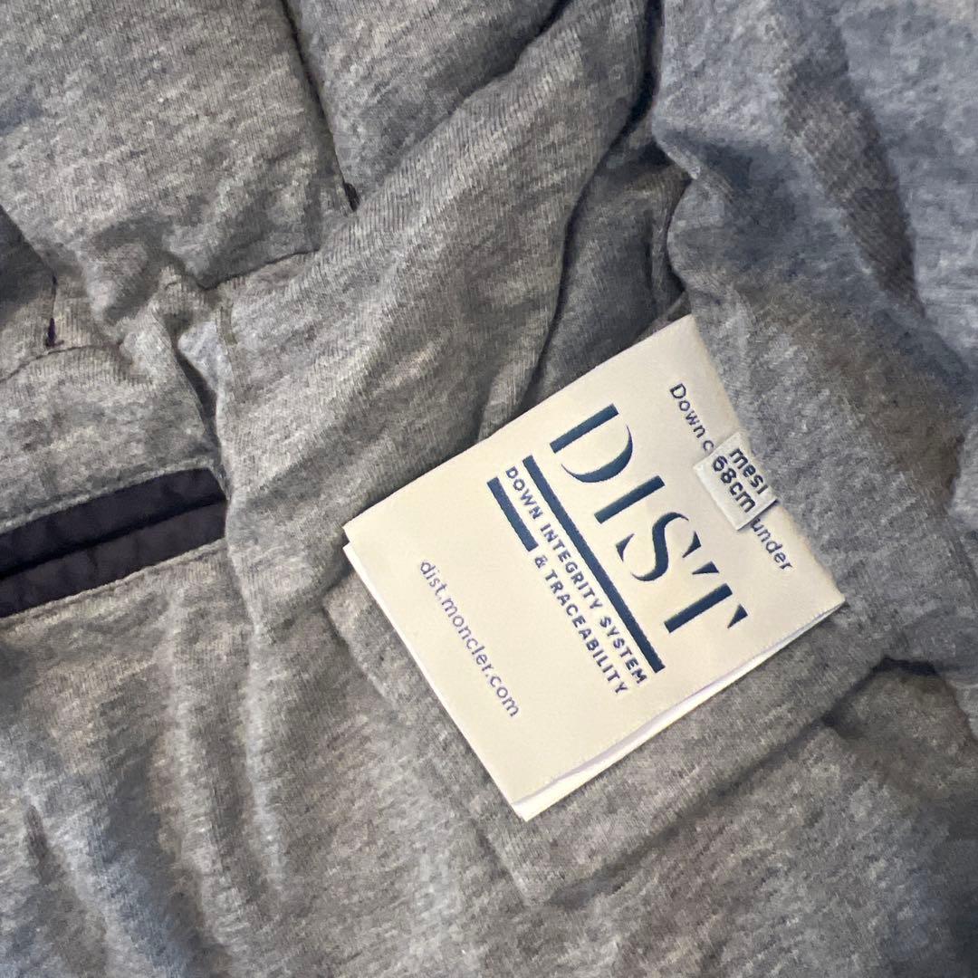 モンクレールダウン　ネイビー　フード付きネイビーおくるみ・ブランケット