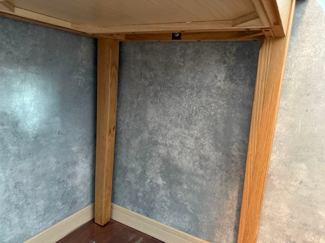 無印良品　オーク材　デスク