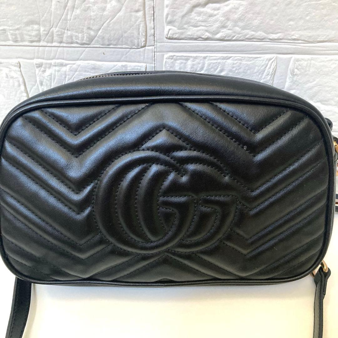 GUCCIグッチ　GGマーモントミニ カメラバッグ