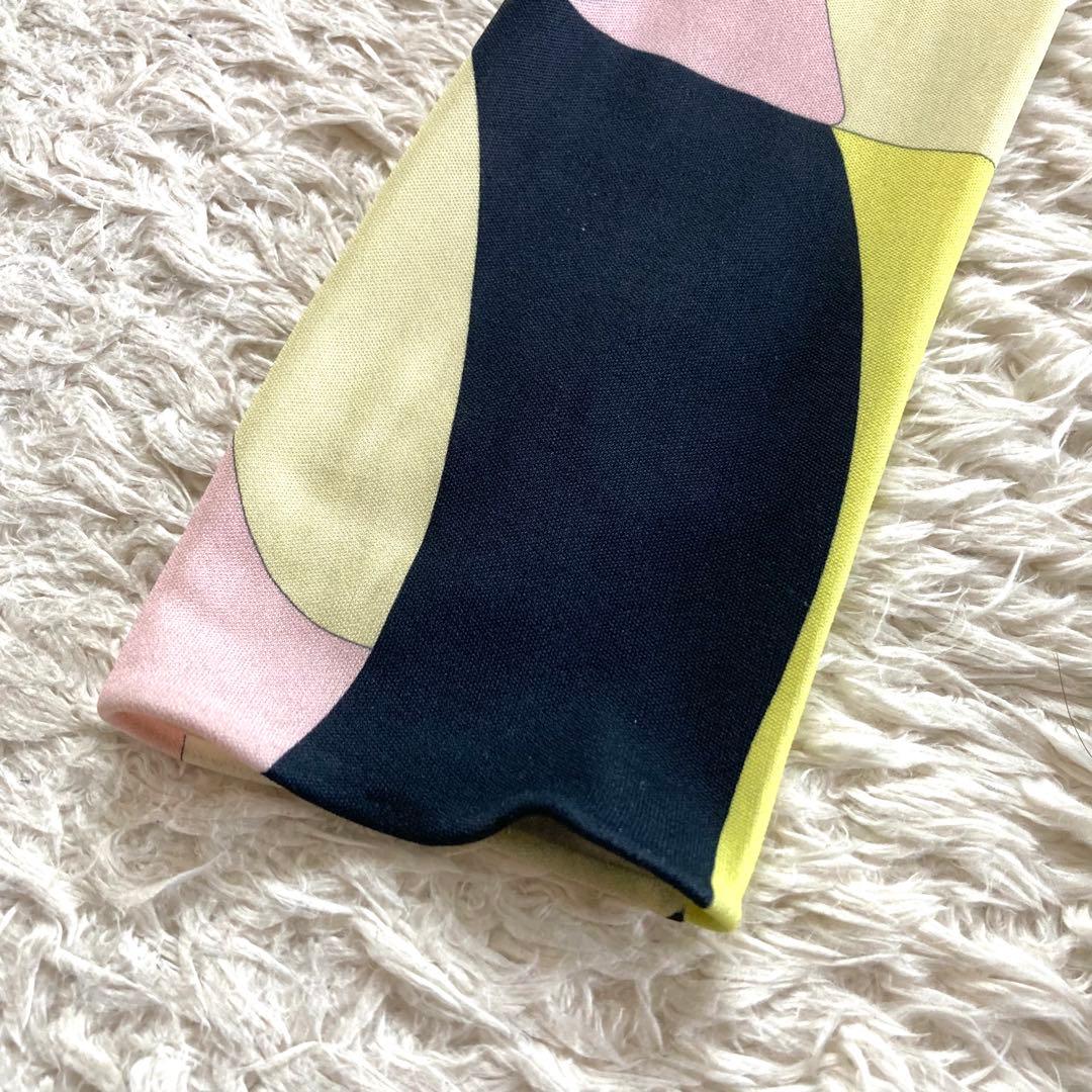 エミリオプッチ シルク混 プッチ柄 ワンピース 総柄 幾何学模様 マルチカラー