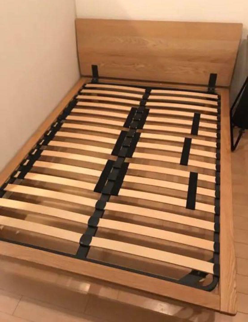 ❮廃盤❯無印良品 ダブルベッドフレーム
