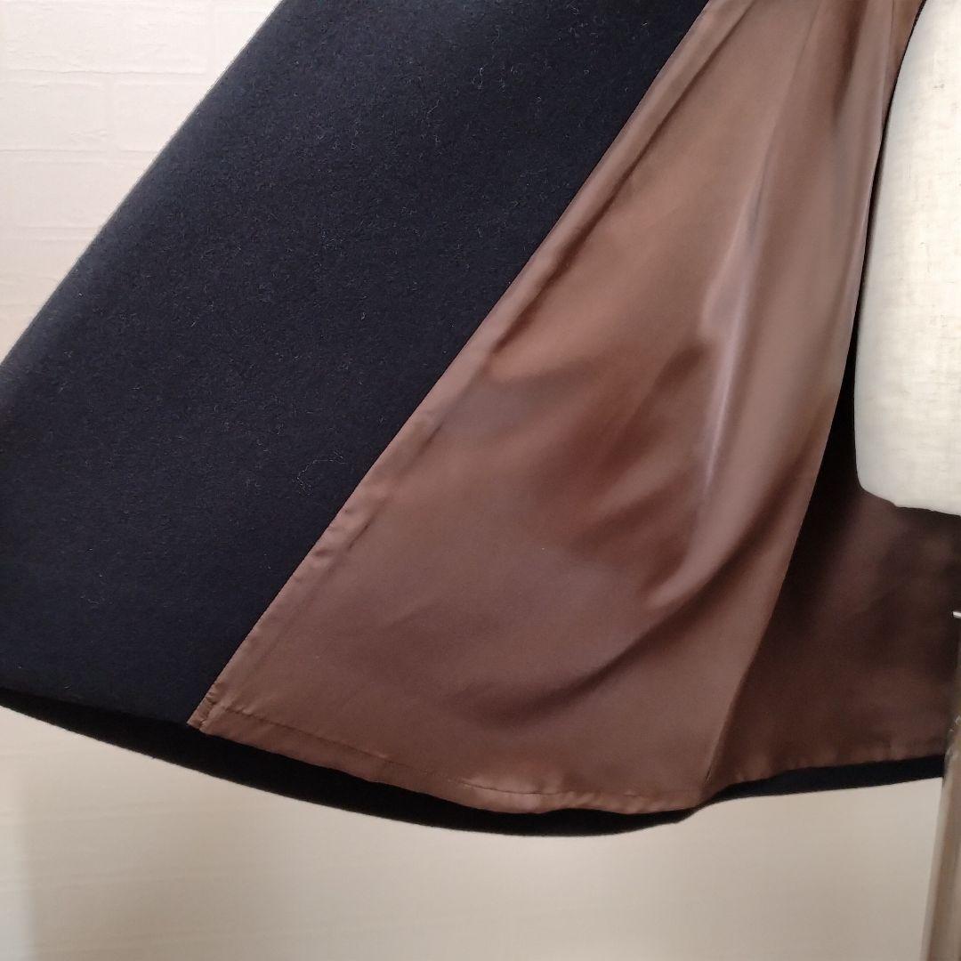 ウール　ステンカラーコート