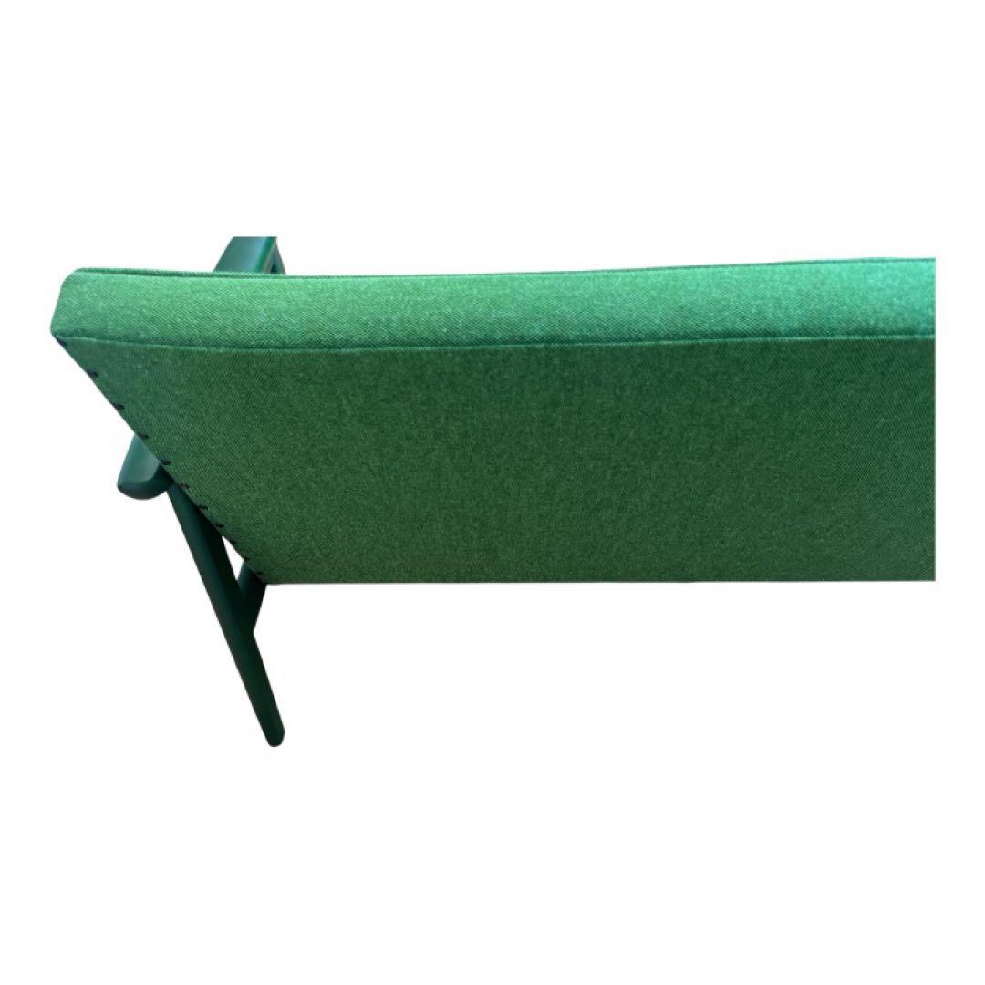 カリモク60 Kチェア 2シーター・グリーングリーン