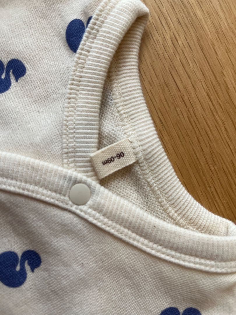 melted butter スワン　カバーオール