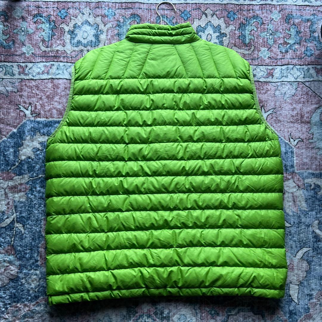 Patagonia ライムグリーン ダウンベスト