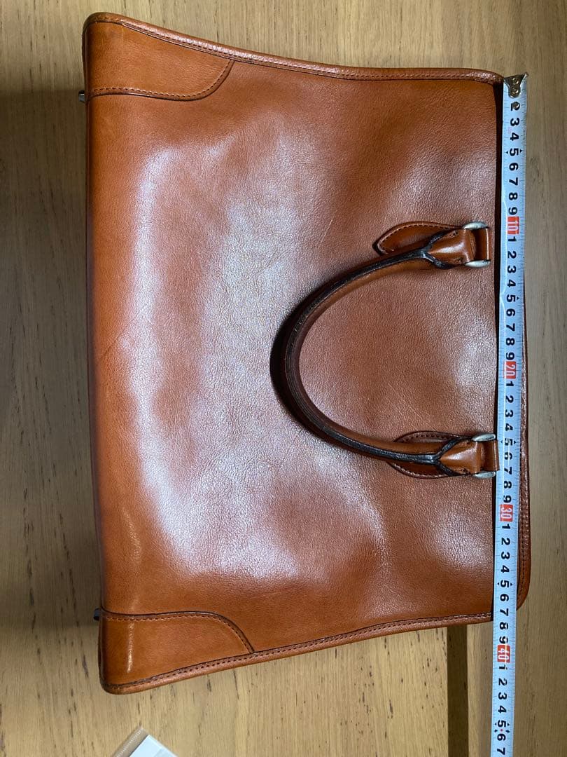 柏餅【状態良し】SLOW / スロー ビジネスバッグ 本革/レザー