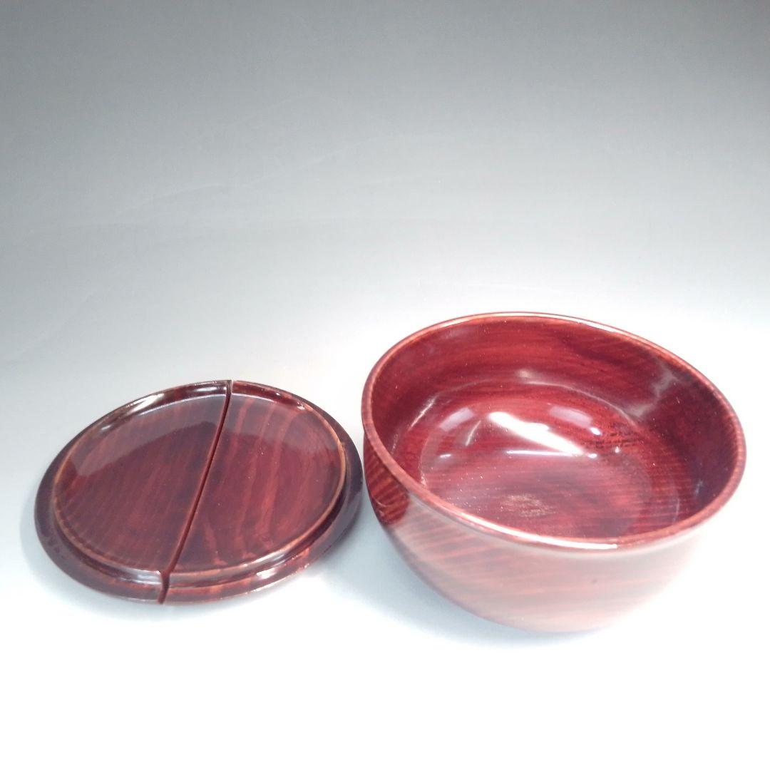 老松茶器　仕覆　一重蔓牡丹金襴　桜皮細工　茶筒　2点セット　専用