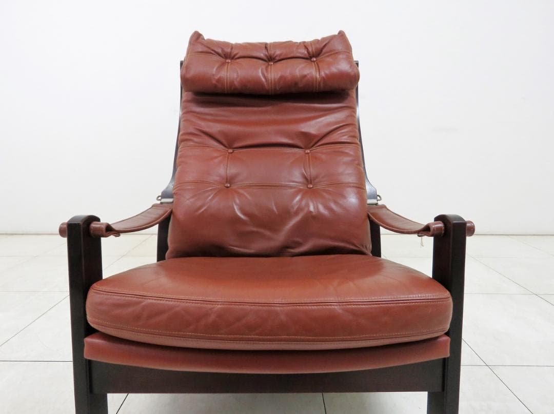 Hock ホック カンディハウス ヴィンテージ シングルソファ ハイバック 本革