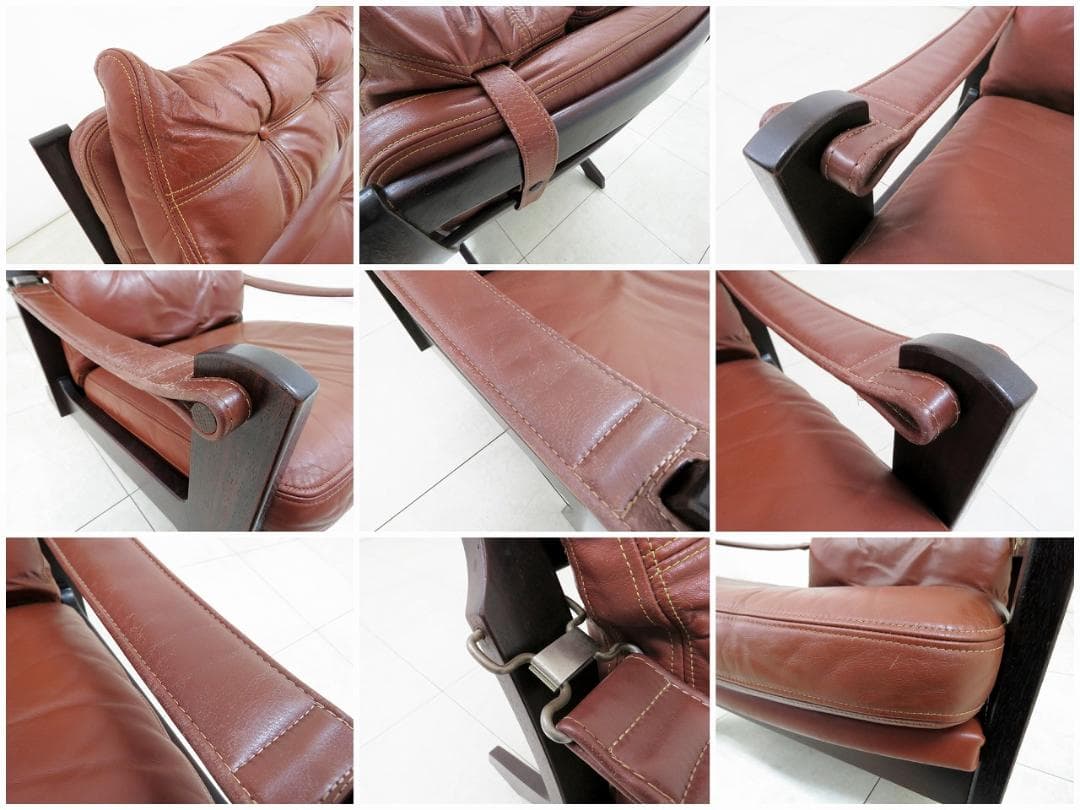 Hock ホック カンディハウス ヴィンテージ シングルソファ ハイバック 本革