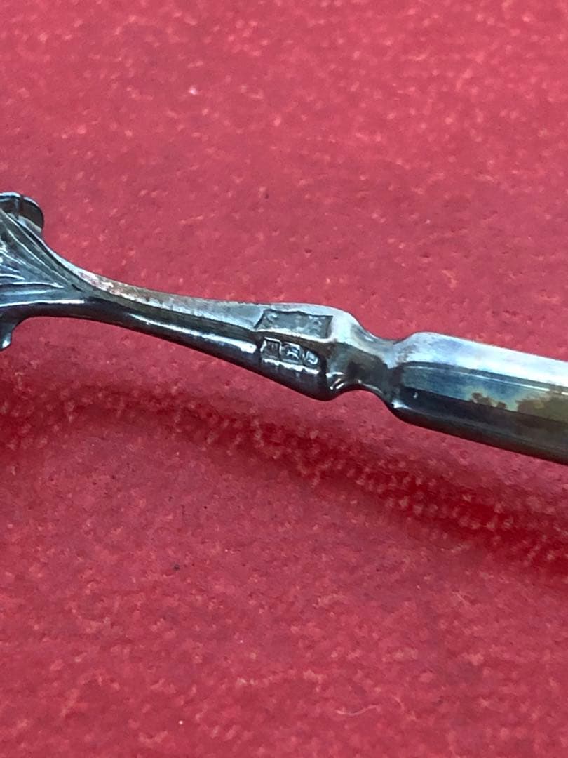 ビンテージ　純銀製　S.J.Rose & Son デミタススプーン　アンティーク