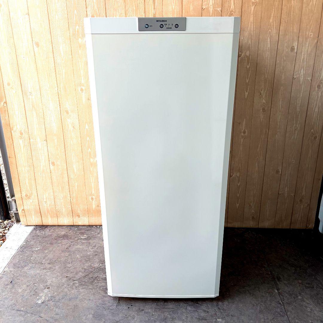 配送設置無料！純正三菱スタイリッシュおしゃれコンパクト冷凍庫！完動超美品！