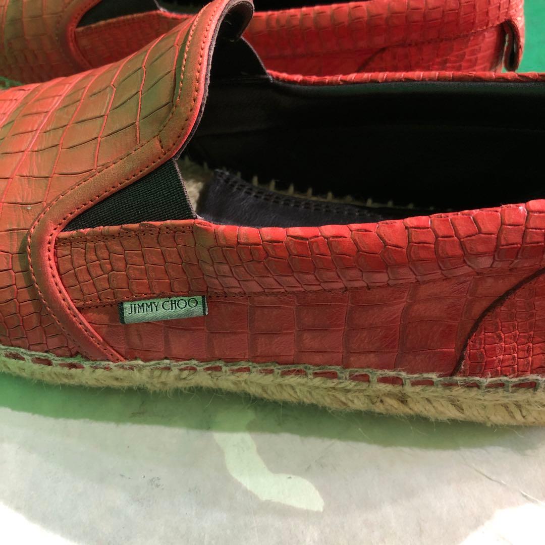 ジミーチュウ　赤一色　ロォーファ