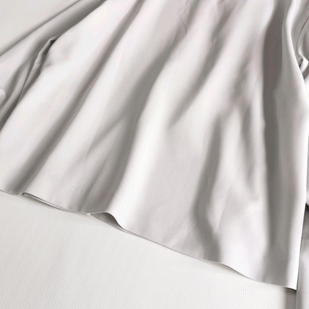 25SS【美品✨】セオリーリュクス Luve Walli ブラウス グレー 38