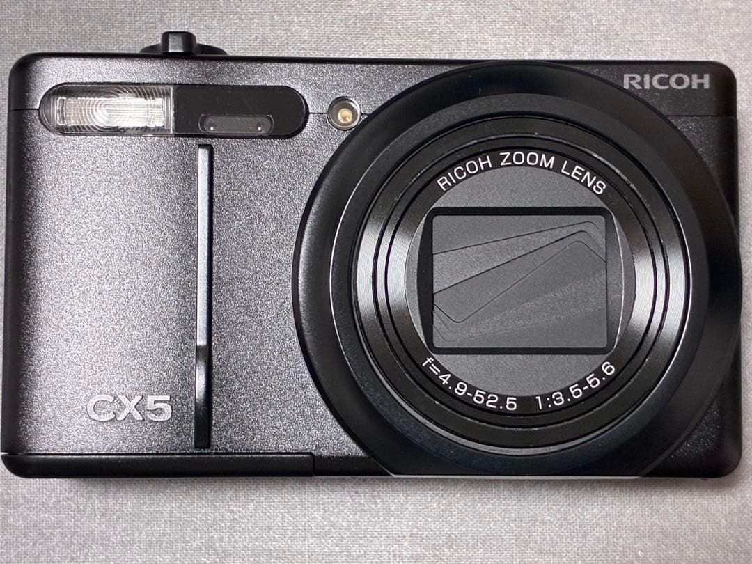 RICOH CX5 リコー デジカメ オールド コンデジ ブラック SDカード付