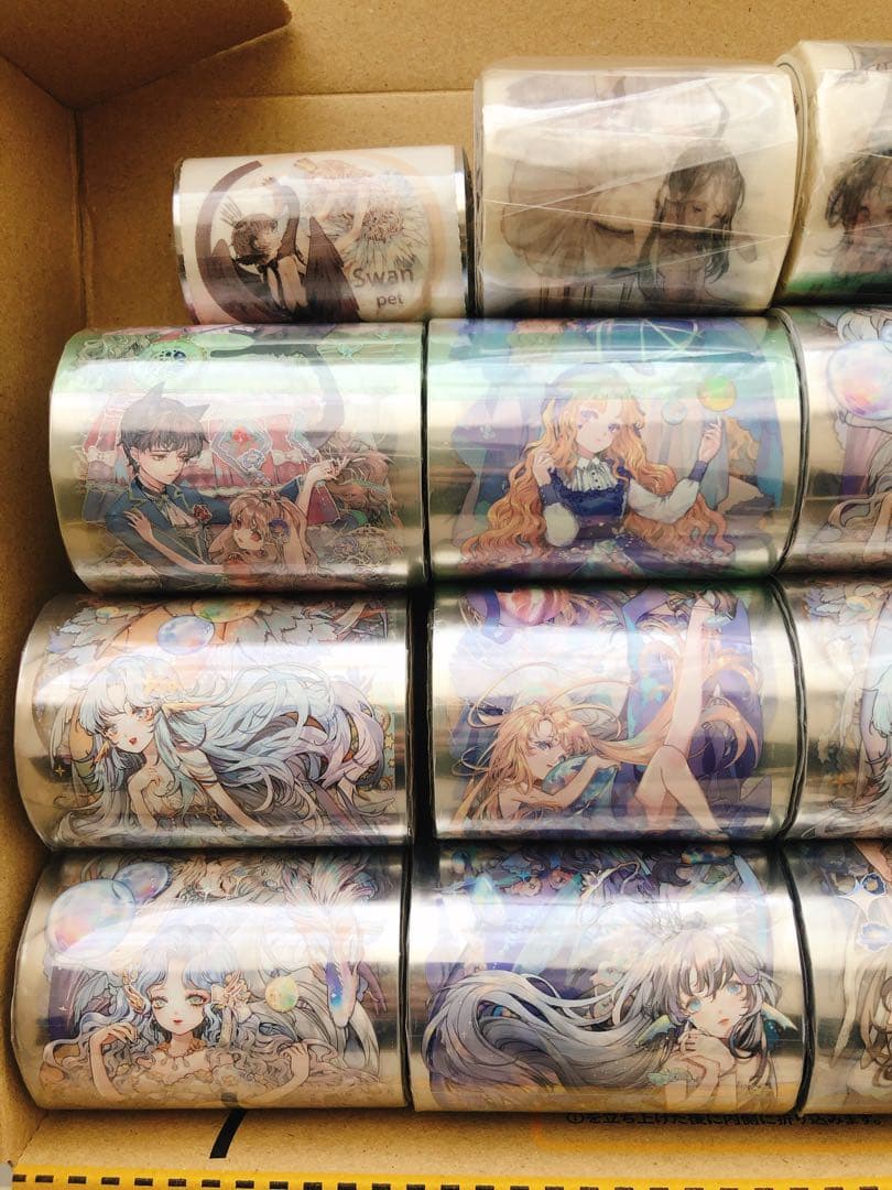 ★本日限定価格★【墨魚さんセット】海外マステ 人物マステ15巻 新品 まとめ売り